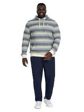 Hurley Stripe Terry Pullover Hoodie NWT